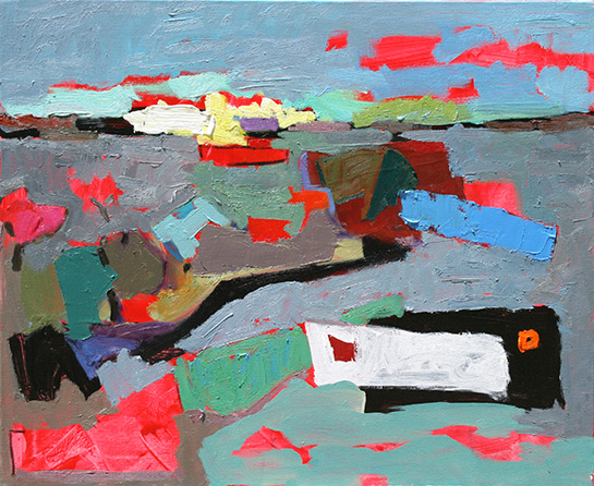 The mouth of the river