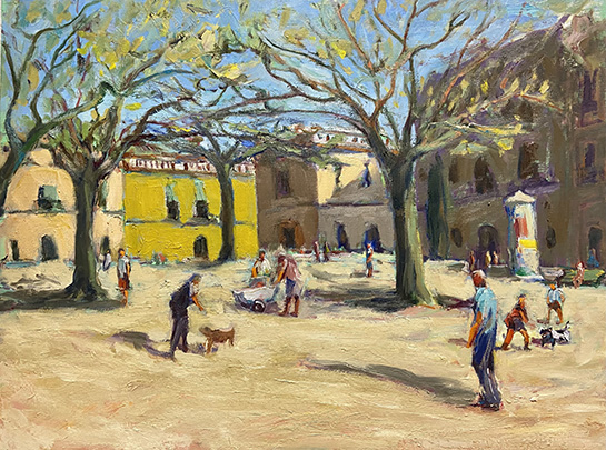 Sant Cugat. Plaça de Barcelona